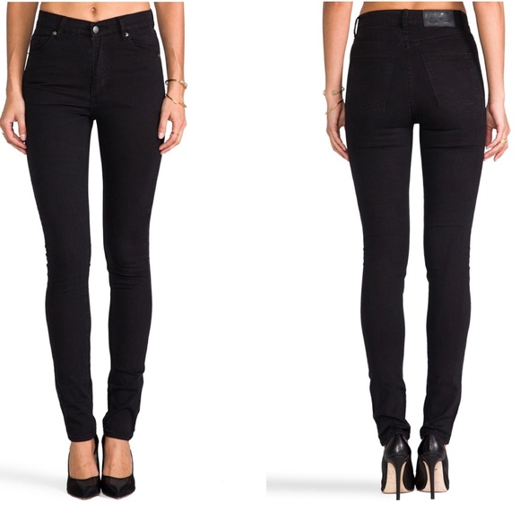 Cheap Monday Denim - Cheap Monday black Second Skin skinny jeans